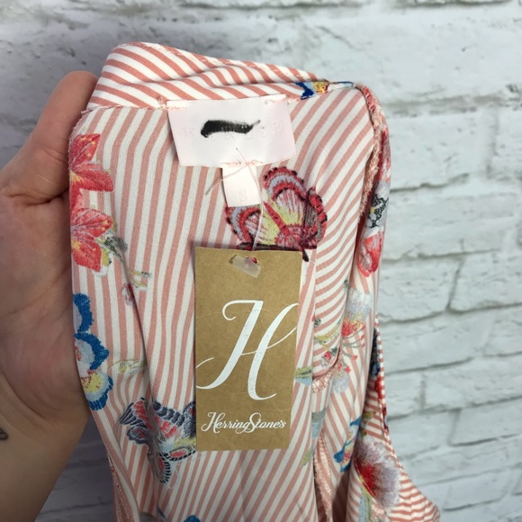 Karlie Striped Floral Insect MockNeck Stripe Dress - Picture 7 of 8